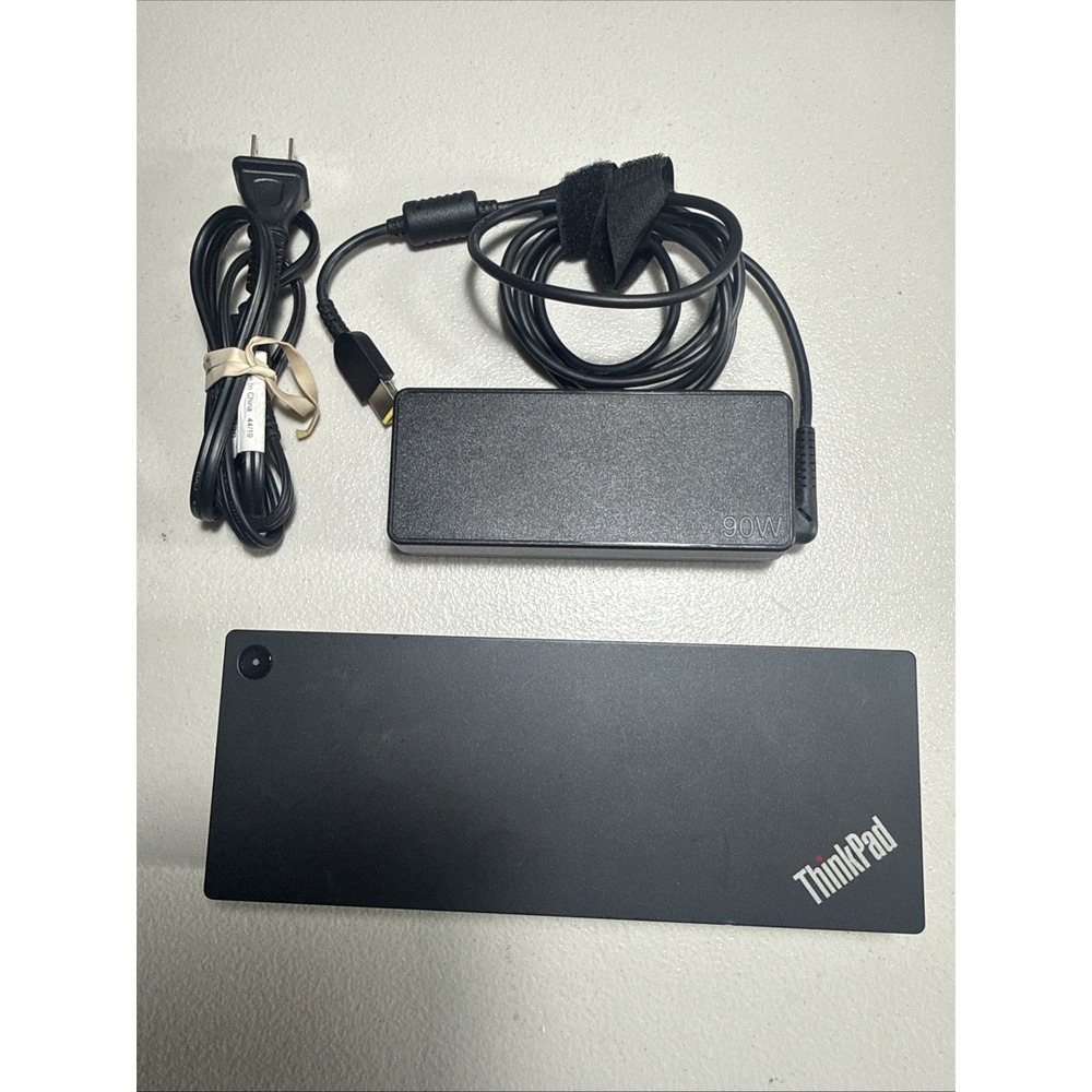 Lenovo Hybrid USB-C w/USB-A Docking Station + AC Adapter 4K Plug & Play